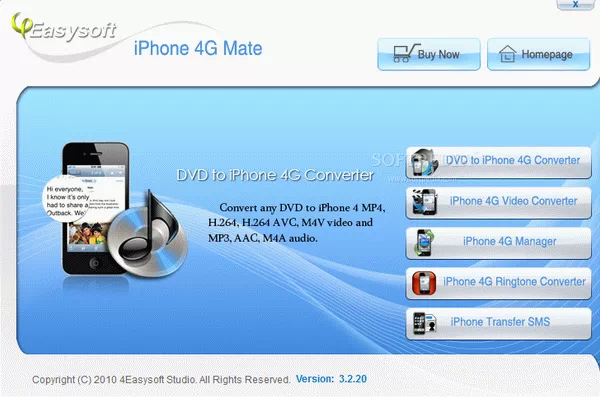 4Easysoft iPhone 4G Mate Crack With Keygen Latest