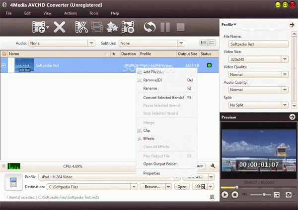 4Media AVCHD Converter Crack + License Key