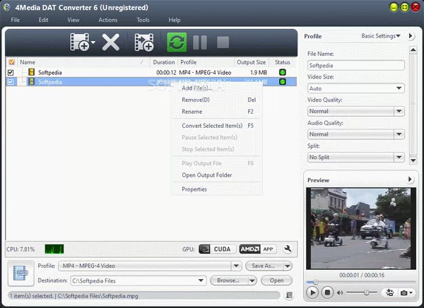 4Media DAT Converter Crack & Serial Number
