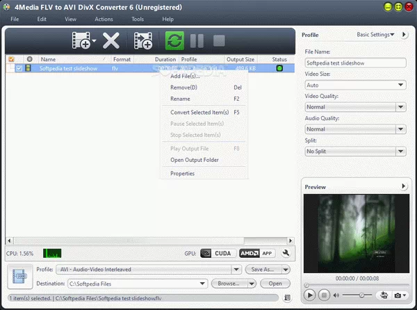 4Media FLV to AVI DivX Converter Crack Plus Activation Code