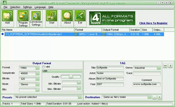 4Musics MP3 to WMA Converter Crack + Keygen (Updated)
