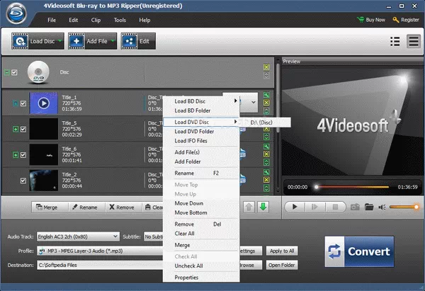 4Videosoft Blu-ray to MP3 Ripper Crack With Serial Key Latest