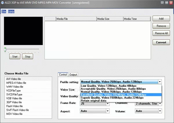 A123 3GP to AVI WMV DVD MPEG MP4 MOV Converter Crack With License Key