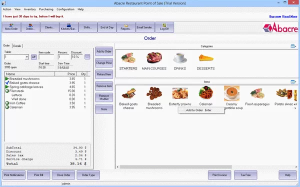 Abacre Restaurant Point of Sales Activation Code Full Version