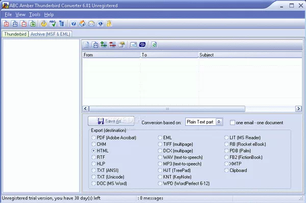 ABC Amber Thunderbird Converter Crack + License Key Updated