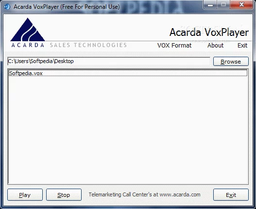 Acarda VoxPlayer Crack Plus License Key
