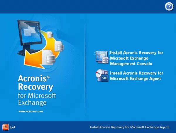 Acronis Recovery for Microsoft Exchange Crack + License Key