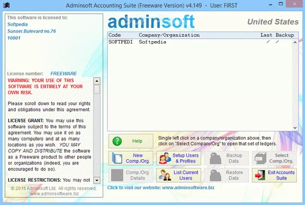 Adminsoft Accounts Crack + License Key Download