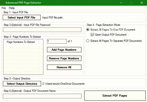 Advanced PDF Page Extractor Crack & Keygen