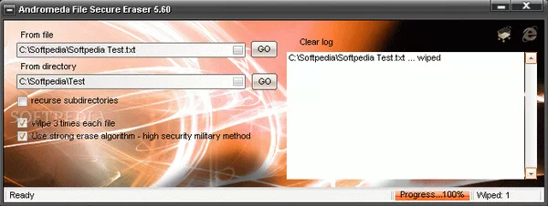 Andromeda File Secure Eraser Crack + Activator