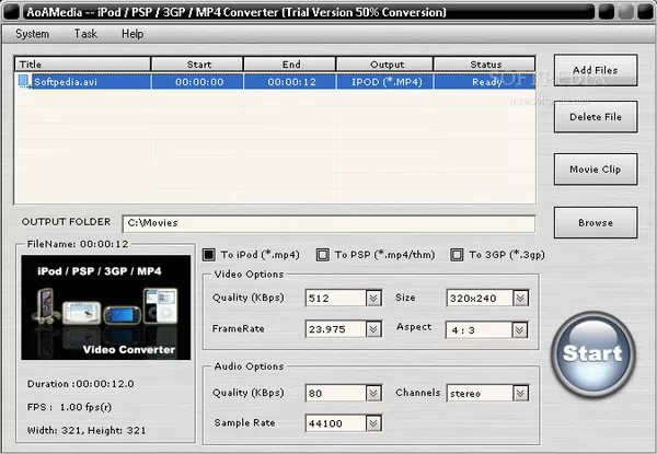 AoA iPod / PSP / 3GP / MP4 Converter Crack With Activation Code 2025