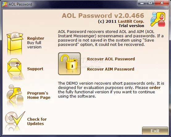 AOL Password Crack + Activation Code Download 2025