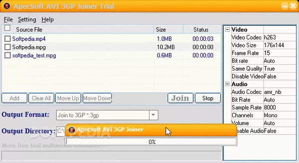 ApecSoft AVI 3GP Joiner Crack + Activation Code