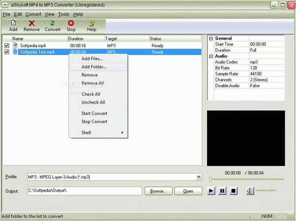 aSkysoft MP4 to MP3 Converter Crack + License Key Download