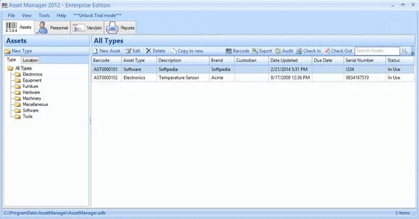 Asset Manager - Enterprise Edition Crack + Serial Number