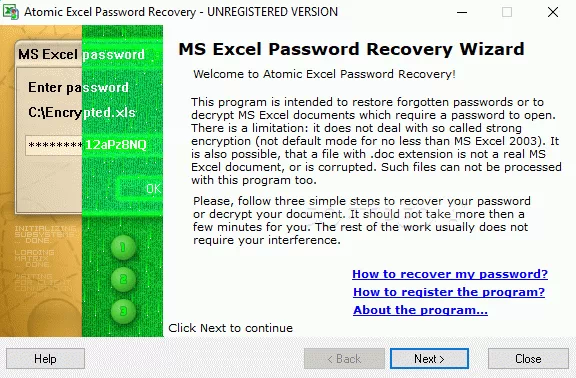 Atomic Excel Password Recovery Crack + Activator Download 2025