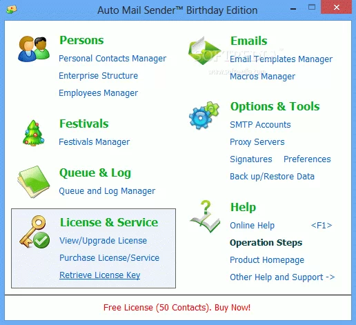 Auto Mail Sender Birthday Edition Crack + Activator