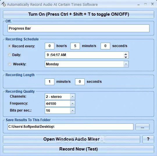 Automatically Record Audio At Certain Times Software Crack With Activation Code 2025
