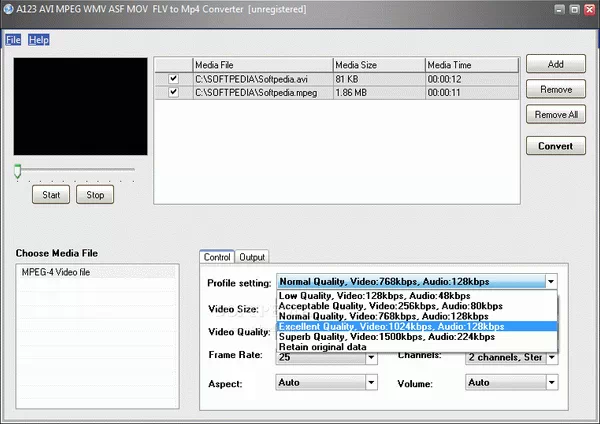 AVI MPEG WMV ASF MOV FLV to MP4 Converter Crack With Activator 2025