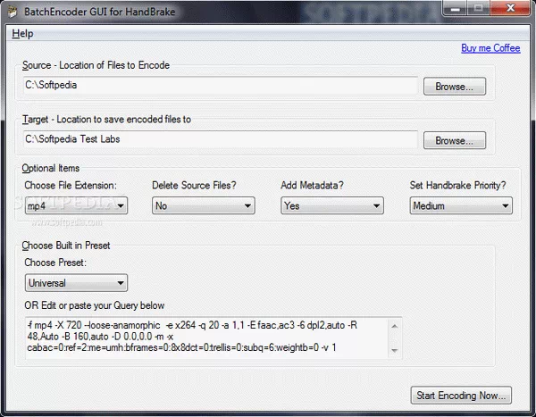 BatchEncoder GUI for HandBrake Crack With Activator Latest