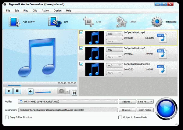 Bigasoft Audio Converter Crack With Serial Key Latest 2025