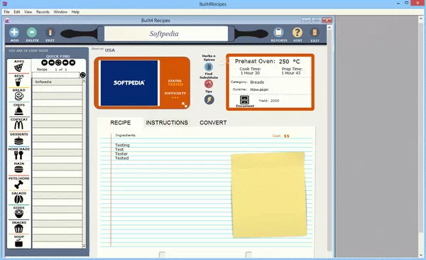 Built4Recipes Crack & License Key