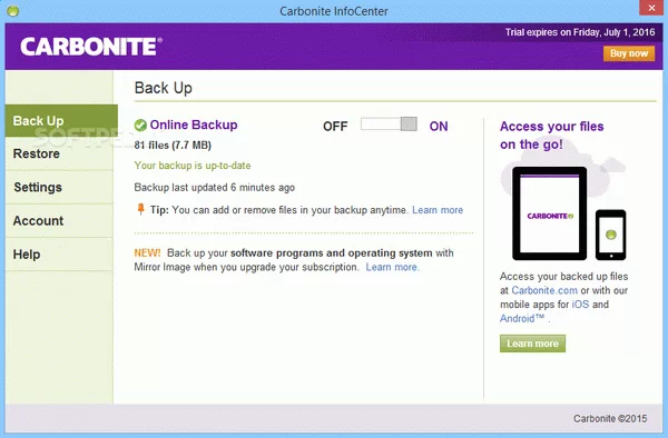 Carbonite Crack & Serial Number