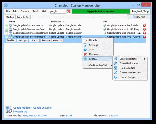 Chameleon Startup Manager Lite Crack + Serial Key Updated