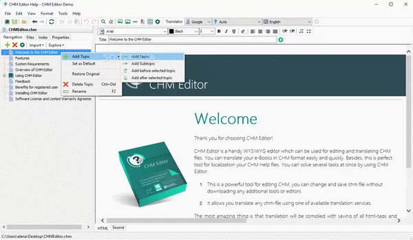 CHM Editor Crack With Activation Code Latest 2025