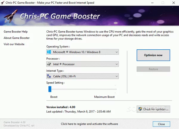 Chris-PC Game Booster Crack & Activation Code