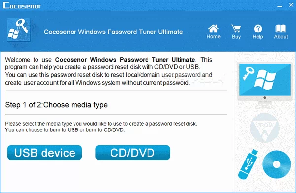 Cocosenor Windows Password Tuner Ultimate Crack With Keygen Latest