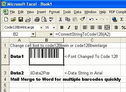 Code 128 Barcode Add In For Excel Crack Plus Activation Code