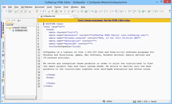 CoffeeCup HTML Editor Crack With License Key Latest