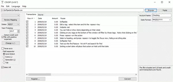 CSV2IIF Crack With Activator Latest 2025