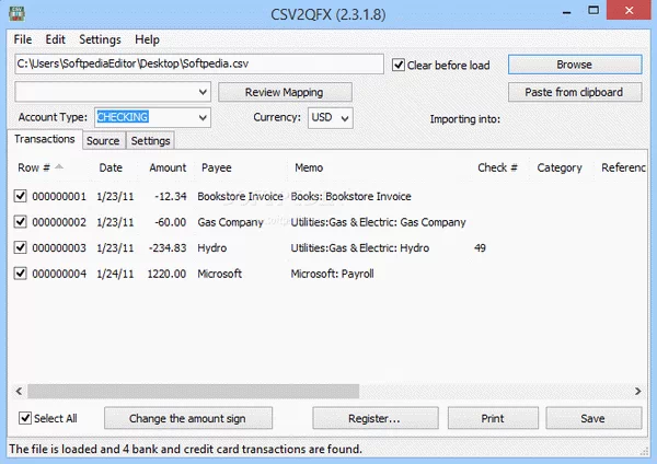 CSV2QFX Crack + Keygen Updated