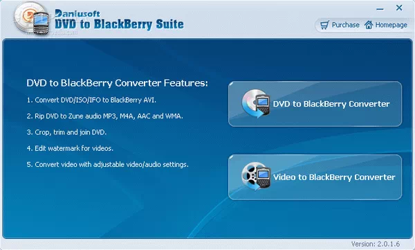 Daniusoft DVD to BlackBerry Suite Crack Plus Activator
