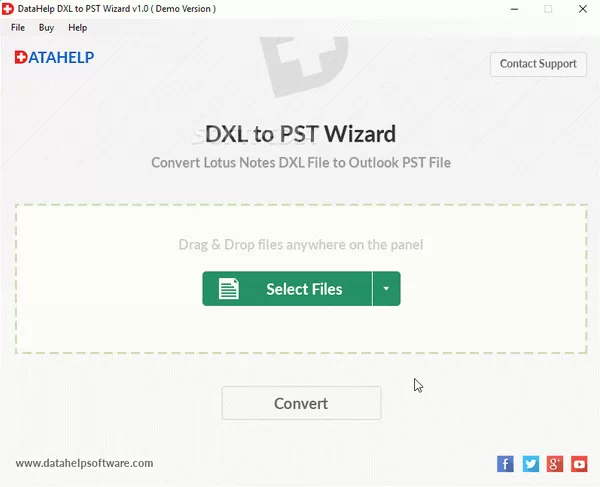 DataHelp DXL to PST Wizard Crack + License Key Download 2025