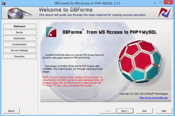 DBConvert for MS Access to PHP + MySQL Keygen Full Version