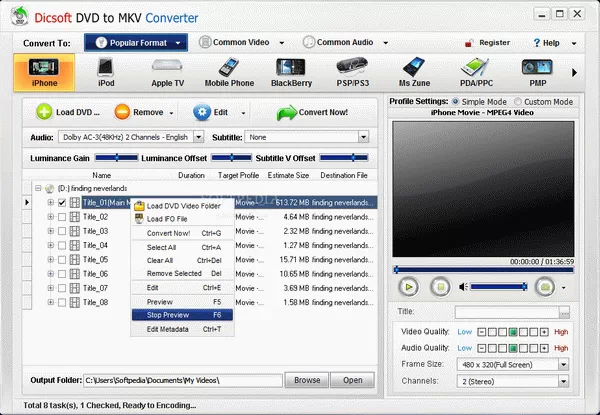 Dicsoft DVD to MKV Converter Crack With Activator Latest