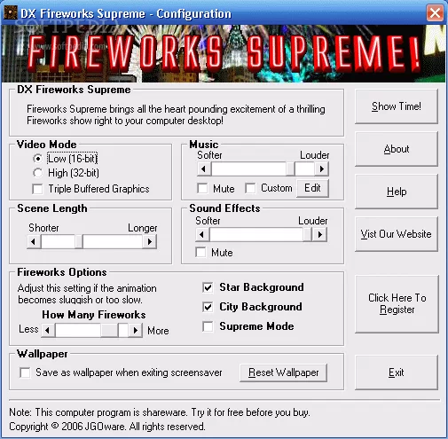 DX Fireworks Supreme Screensaver Crack & Activation Code