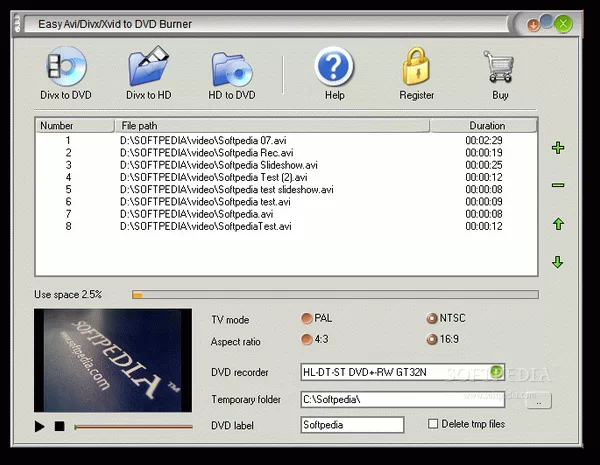Easy Avi/Divx/Xvid to DVD Burner Crack & Activation Code