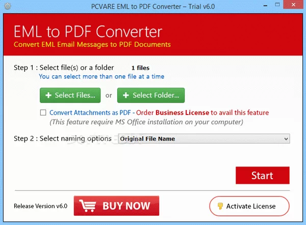 PCVARE EML to PDF Converter Crack With Keygen Latest 2025