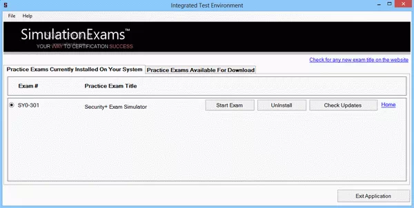 Simulation Exams for Security+ - SY0-301 Crack + Serial Number Download
