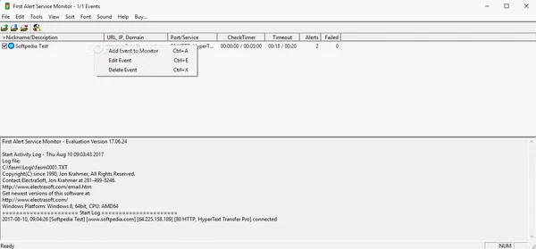 First Alert Service Monitor Crack + Keygen