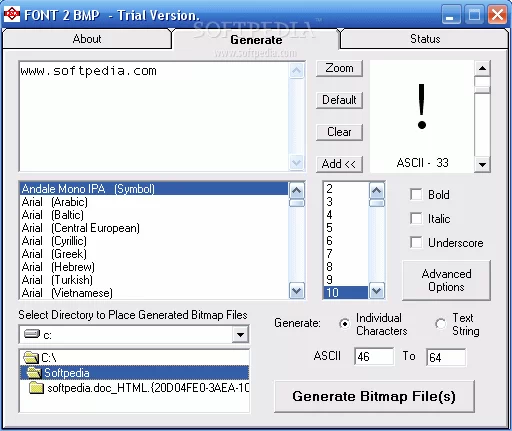 Font2Bmp Crack + Activation Code Updated
