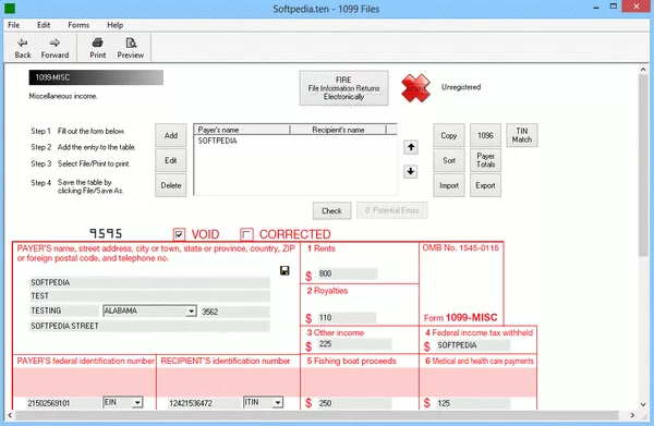 Form 1099-MISC Miscellaneous Income Crack & Activation Code