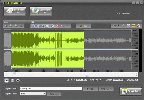 FreeTrim MP3 Crack Plus License Key
