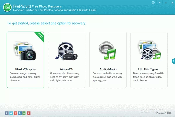 RePicvid Free Photo Recovery Crack With Keygen