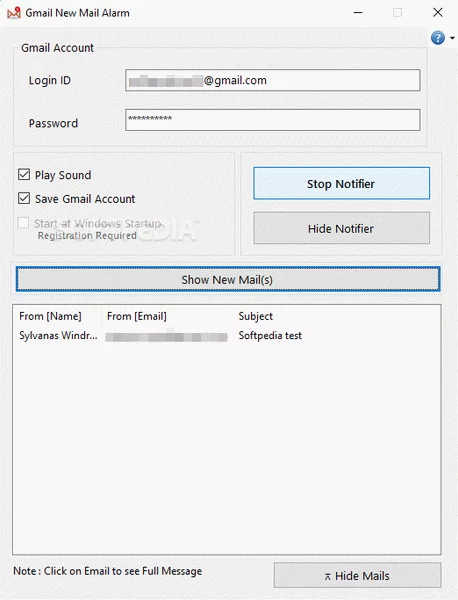 Gmail New Mail Alarm Crack + License Key Download 2025
