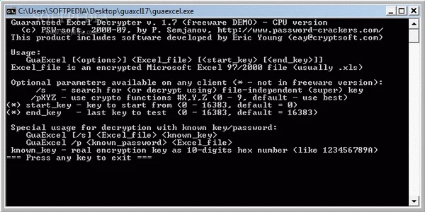 Guaranteed Excel Decrypter Activator Full Version